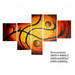 Handmade Modern Abstract Art Oil Painting #22644 Handmade Modern Abstract Art Oil Painting #22644